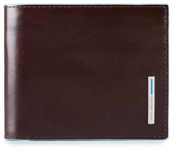 Кошелек мужской Piquadro Blue Square, кожа натуральная, коричневый  [pu3891b2r/mo]